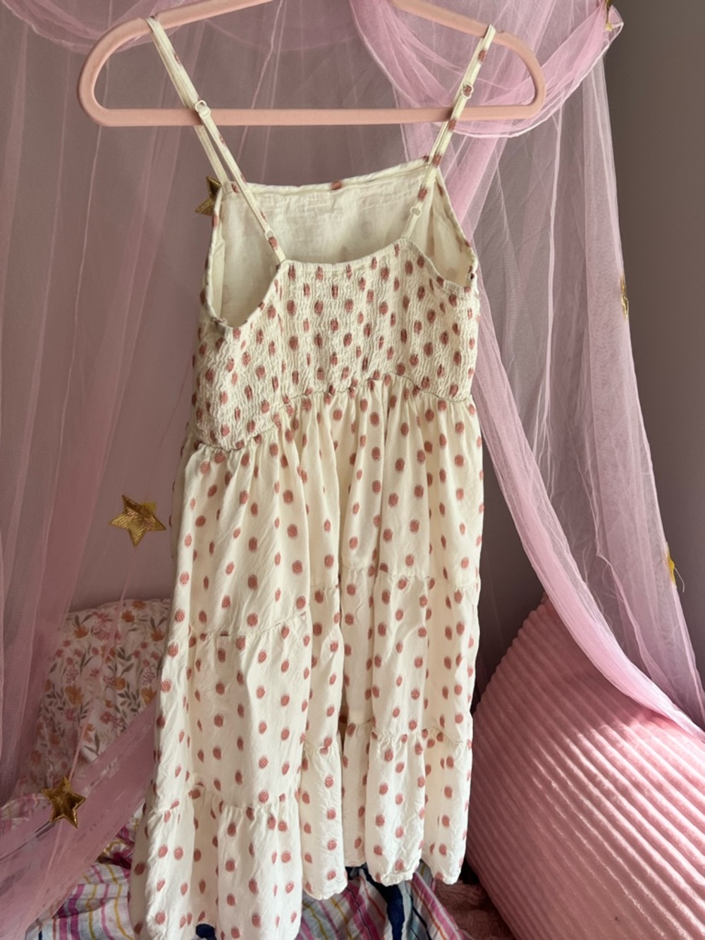 ☀️ Sim & Sam Polka Dot Tiered Mini Dress | Med | Pre-Loved | Beachy Days Ahead - Picture 4 of 13